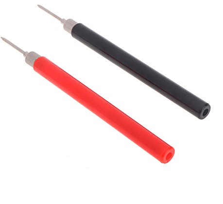 Riiichflowshop 2 Stück Federprüfspitze isolierter Haken Drahtanschlussstift praktisches Werkzeug für die Fahrzeugwartung