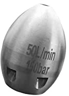 Avlopp rengöringsmunstycke 3/8 tum avlopp avlopp rengöring hållbar 5 000 PSI uteplats 50 L