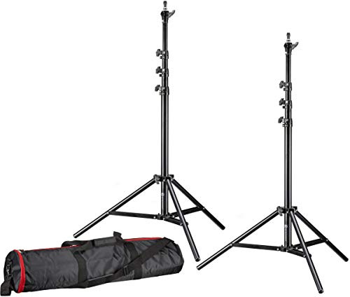 Bresser BR-TP240 Pro-1 Lot de 2 trépieds pour Studio Photo avec étui
