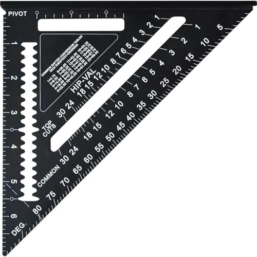 Faithfull FAICSQ7CNC Presitge Quick Square Aluminium Noir 178 mm