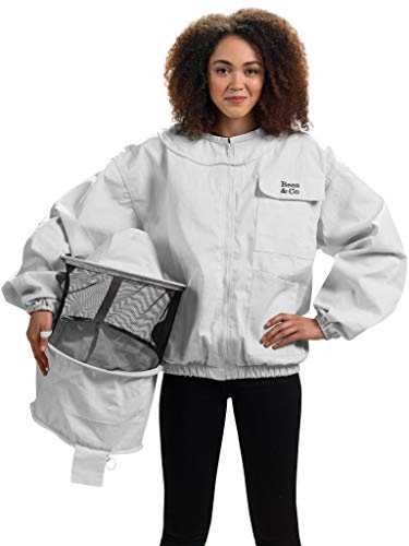 Bees & Co K73 Cotton Beekeeper Jacket with Round Veil