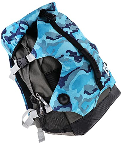 Sharplace Skate Roller Bag Backpack Skatepack Outdoor Skates Carrying Shoulder for Youth Adults Skating, Blue