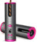 EMEBAY Rizador automático inalámbrico, rizador de pelo recargable USB, rizador antigrietas con temporizador, rizador automático giratorio portátil 6 temperatura pelo largo y corto