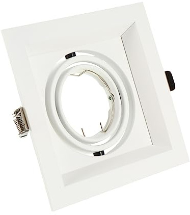 Hemobllo 1pieza Led Spotlight Fitting Compatible Montaje De Techo Para Iluminación De Cocina Sala y Baño Diseño Práctico y Duradero