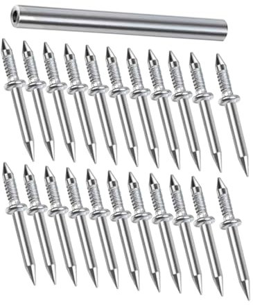 Ciieeo 50 Pièces Clous De Fixation Pour Plinthes Clous Lourds Pose De Clous Plinthe Sans Marques De Clou Clous à Plinthe à Double Tête Clous D'image Pour Accrocher Le Fer Silver