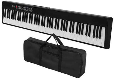 Professionellt Elektroniskt Piano Nybörjare Vuxen 88 Tangenters Hopfällbara Semi Vägda Standardkeyboard Digitalpiano