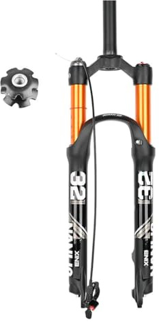 26/27.5/29 tum MTB-dämpargafflar 120mm slaglängd,rakt rör 30 mm,skivbroms,framgaffel for mountainbike,snabbkoppling 9×100mm,returjustering,passar mountainbike/racercykel(Remote,26)