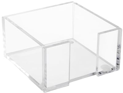 Klisterlappsbox för skrivbord Portabel transparent akrylförvaring
