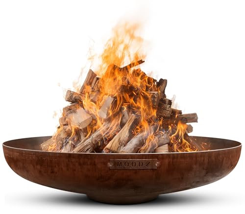 Braciere da Giardino - MOODZ Outdoor Living - Barciere - Corten - Bracere da Giardino Esterno (Corten, Ø100 cm)