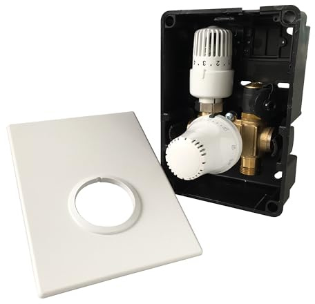HoWaTech 902020 Regelbox TH-RTL Ventil 1/2' UP für Warmwasser Fußbodenheizung