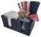 BarBits Black Classic Bar Caddy - Cocktail Napkins Accessories Holder Caddies, Table Storage Organiser, Bar Condiment Caddy, Straw Holder