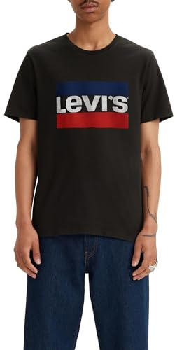 Levi's Sportswear Logo Graphic Camiseta Hombre, Sportswear Beautiful Black+, M