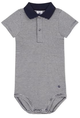 Petit Bateau A09x7 Body Manches Courtes Col Polo Bébé garçon (lot de 1)