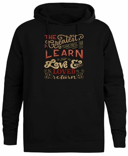 Jinbetee The Greatest Thing Schwarzer Kapuzenpullover Unisex Hoodie