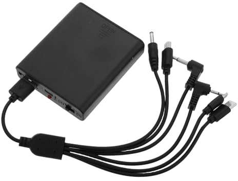 SEWOART Alimentatore Esterno Per Cassaforte Backup Batteria Di Emergenza Alimentazione A Batteria Portatile Box Adattatore Multi-uscita Cc