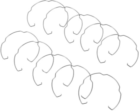 ibasenice 20stücke Led-lichthalter-clips Haltefeder-clips Für Deckenleuchte Lampenbecherhalterung Befestigungsschnalle Beleuchtungszubehör Wiederverwendbar Einfach Montieren Vielseitig