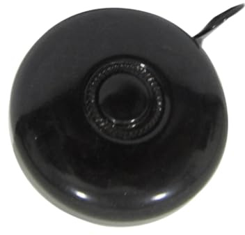 ANDRESLAD Timbre de Bicicleta de Metal para Bocina de Manillar Resistente y Duradera con Sonido Fuerte Alarma de Advertencia para Bicicletas Infantiles y Adultos Color Negro