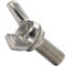 OPIOL QUALITY® Flügelschrauben DIN 316 M10x25 mm aus Edelstahl A2 V2A (4 Stück) Amerikanische Form Flügelschraube Flügel Schraube Gewindeschrauben