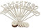 Relaxdays Tischnummern Hochzeit, Zahlen 1–20, HxD: 35x7,5 cm, für Feste u. Gastronomie, Tischnummernschilder Holz, Natur