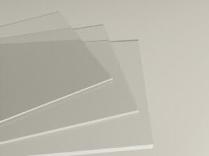 Lastra VETRO ACRILICO Trasparente SP 2 500x500 mm