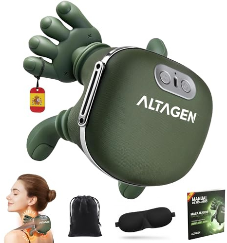 Masseur Cervical ALTAGEN® Main Massante Nuque, Masseur de Cou Chauffant
