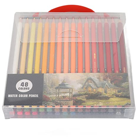 Mavaol akvarellpennor Professionella levande färger Färgpennor set Konsttillbehör för färgblandning skiktning (48 Colors)