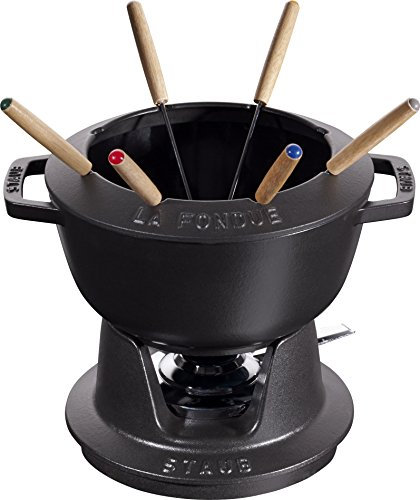 Fondue Set Schwarz 20 cm