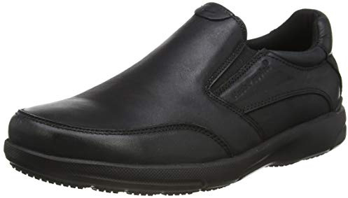 Hush Puppies Men's Aaron Loafers, Black, 9 UK