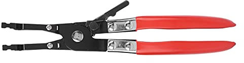 Lwuey Pince D'Aide à Soudure de Voiture, Maintien Cosses Outil Ramassage Multifonctionnelle Soldering Pliers Métal Véhicule Fil Métallique Au Répa Réparation Entretien Automobile Dureté Serrage Rouge