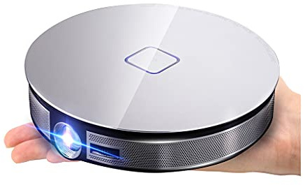 Mini proyector DLP portátil de 12000 mAh, batería 1280 x 720P, compatible con Android, compatible con 1080P 4K, pequeño regalo