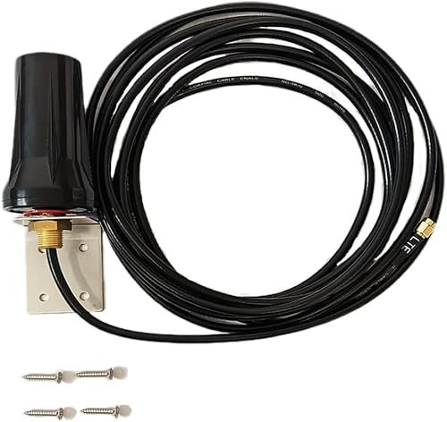 Maswell Antena para exteriores 3G/4G LTE (conector SMA, IP67 resistente al agua, resistente) | Montaje en pared, compatible con routers SISO, cámaras y dispositivos IoT
