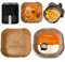 100 Stück Backpapier Für Heißluftfritteuse – Passend Für Ninja Double Stack 7.6l Air Fryer Sl300eu, Praktisches Airfryer Zubehör Für Ninja Heißluftfritteuse, Antihaft & Fettabweisend