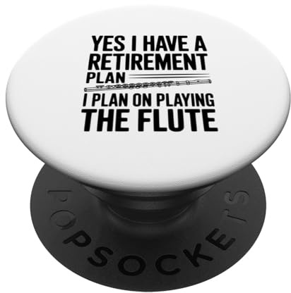 Sì, ho un suonatore di flauto piano pensionistico PopSockets PopGrip Adesivo