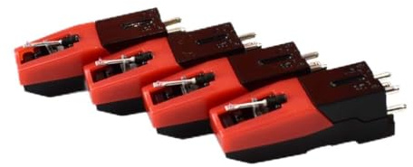 sodeber Accesorio para Tocadiscos, Cartucho para Puntero magnético, Aguja para Reproductor de Vinilo LP, fonógrafo, gramófono, Tocadiscos para Vinilo LP