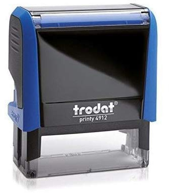 Tampon Auto Encreur  COMPTABILISE - Printy Trodat 4912 - encre bleue - Rechargeable - 47 x 17 mm - Dernière Génération - Bureautique - Professionnel - Entreprise - Commercial - Comptabilité