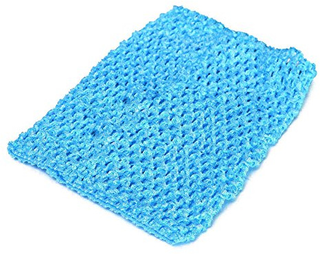 chenpaif 9 Crochet Tube Top Ceinture Élastique Bandeau Bandeau De Cheveux Filles Tutu Jupe Lac Bleu