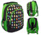 ASTRA Dreifächiger Schulrucksack MOTIV - Minecraft Figuren Rucksack Schultasche | licht Rucksack | rucksack jungen schule rucksack kinder Ranzen