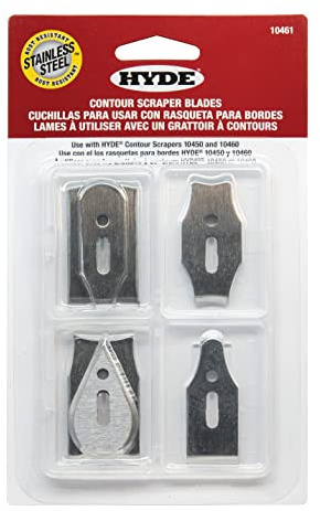 Contour Scraper Replacement 6 Stainless Steel Blades