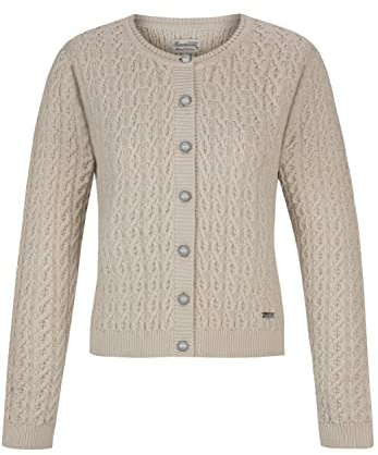 Stockerpoint Sophia Damen Trachtenstrickjacke, Natur, 38