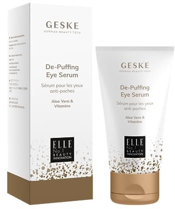 GESKE | Sérum yeux anti-poches | Anti-cernes et yeux gonflés | À l'aloe vera | Sérum de beauté | Lisse le contour des yeux | Formule végan sans cruauté | Complète les appareils GESKE SmartAppGuided™