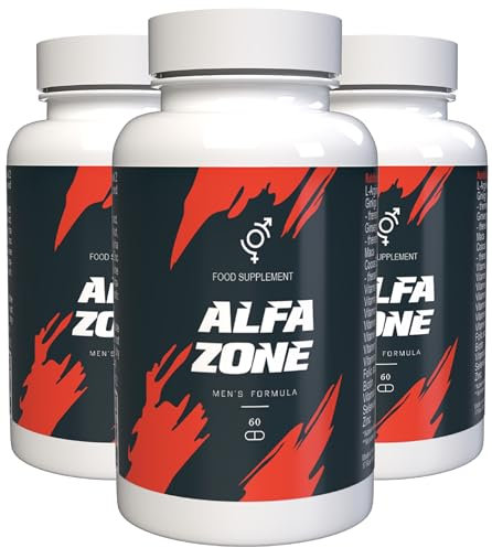 Alfazone - 180 capsules (3 x 60 capsules) – Lot de 3