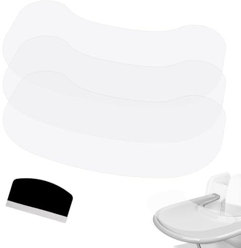 Lyreh Adhesivos con Ventosa para Stokke Tripp Trapp Bandeja, Forma de Maní Adhesivo con Ventosa Bandeja Mantel Individual Adhesivo para Trona Cuencos Platos y Juguetes Fijación