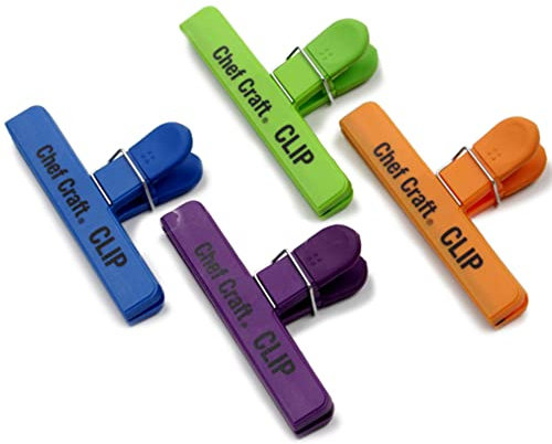 Chef Craft Select Große Taschenclips, Farbe kann variieren, 6