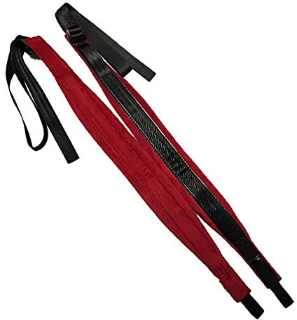 Tracolla per fisarmonica in 4 colori, regolabile, per 16-120 bassi, colore: rosso