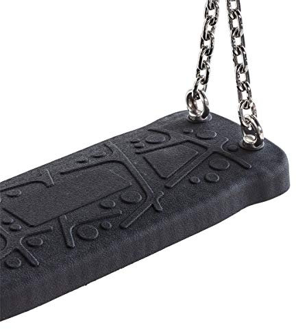Schaukelsitz Style L schwarz, Kette:200 cm verzinkt