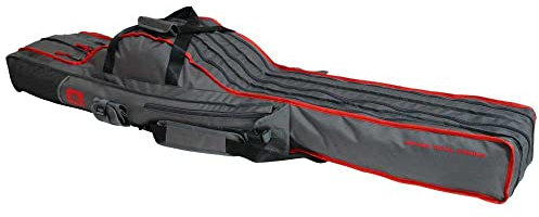 Mikado Rutentasche 3/4 Fächern Rutenfutteral Angeltasche viele Varianten! 140cm-150cm-160cm-170cm (170cm / 3 Fächer / UWD-05-170-3-GY), Grau