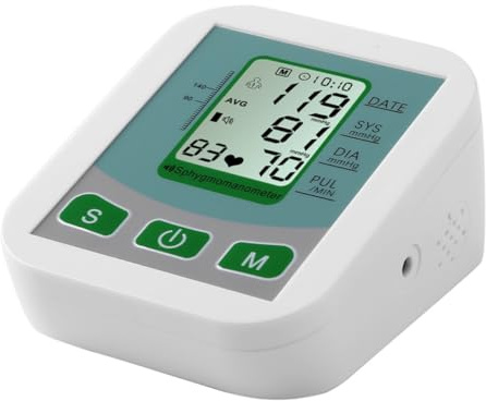 TOVINANNA 1pièce Tensiomètre Électronique à Bras Avec Fonction Vocale Facile à Utiliser Pour Mesures Précises Tension Artérielle Pour Personnes Âgées Diabétiques