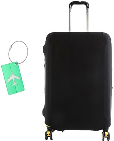 Shengxi Koffer Schutzhülle, Elastisch Kofferhülle Reise Kofferschutzhülle Waschbar Kofferschutzhülle 18-32 Zoll Kofferbezug Gepäck Cover Luggage Cover mit 1 Gepäckanhänger (XL:29-32 Inches)