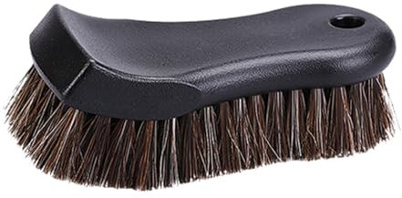 Brosse de nettoyage ergonomique pour intérieur de voiture avec poils doux pour un entretien efficace du cuir, des textiles et du tissu