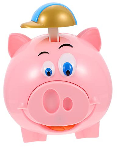 CIYODO Salvadanaio Divertente a Forma Di Porcellino Cartone Animato Per Ragazzo Ragazza, Gioco Interattivo Martello, Materiale Resistente Per Casa e Scrivania, Regalo Compleanno Educativo